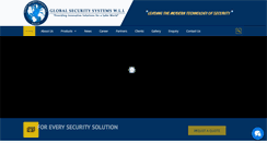 Desktop Screenshot of globalsecuritysys.com