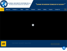 Tablet Screenshot of globalsecuritysys.com